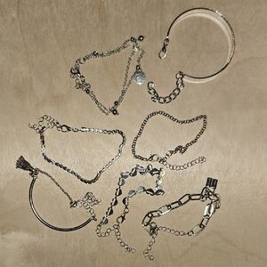 Sterling Silver Bracelet Set